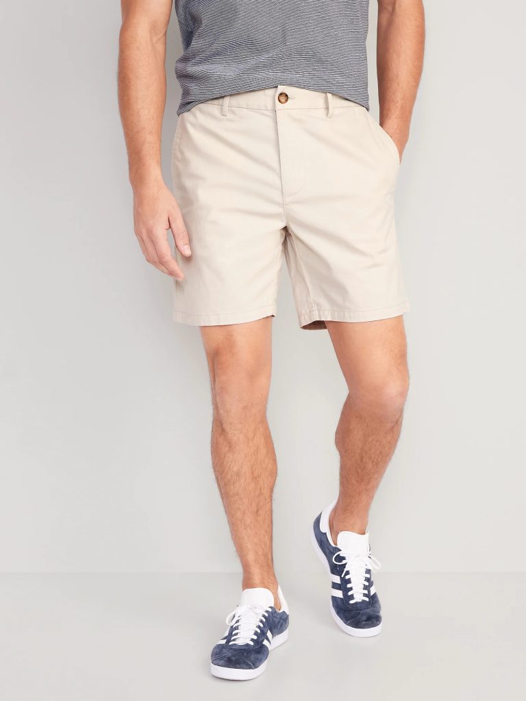 men's chino shorts 7 inch inseam