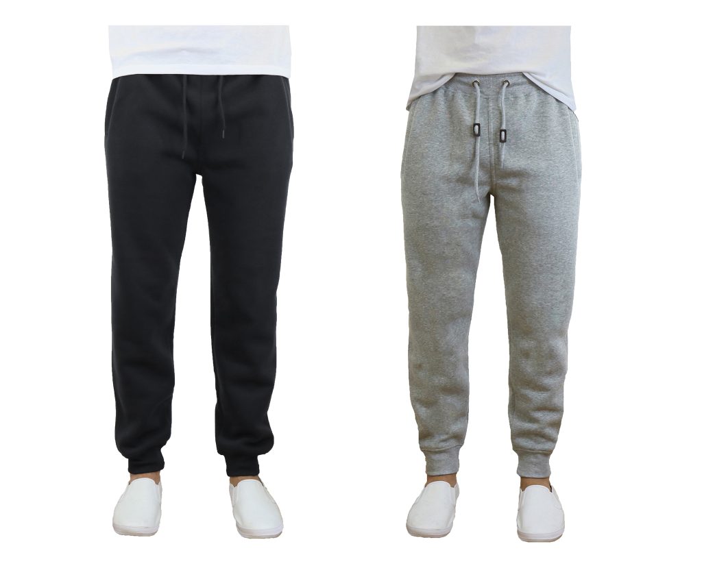 fleece lined sweatpants men's