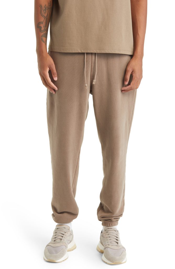 brown sweatpants men's