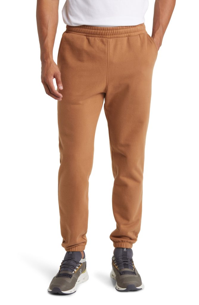 brown sweatpants men's