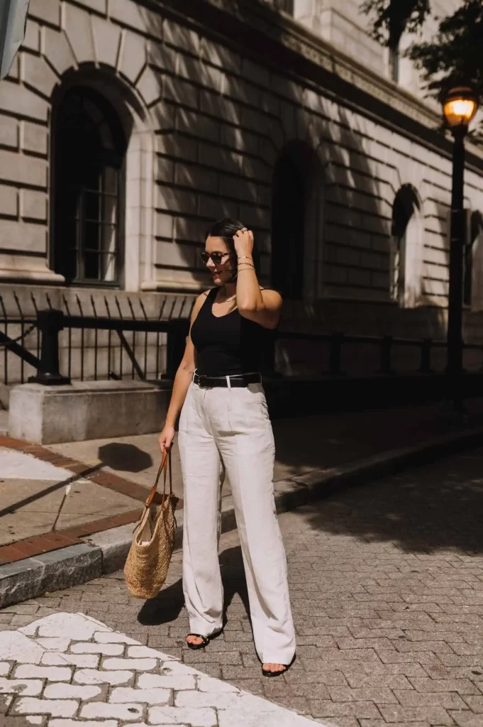 Linen pant outfits