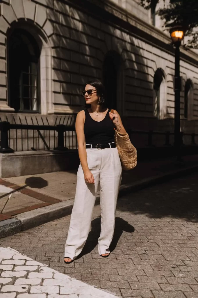 Linen pant outfits