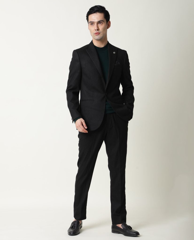 black suit for men