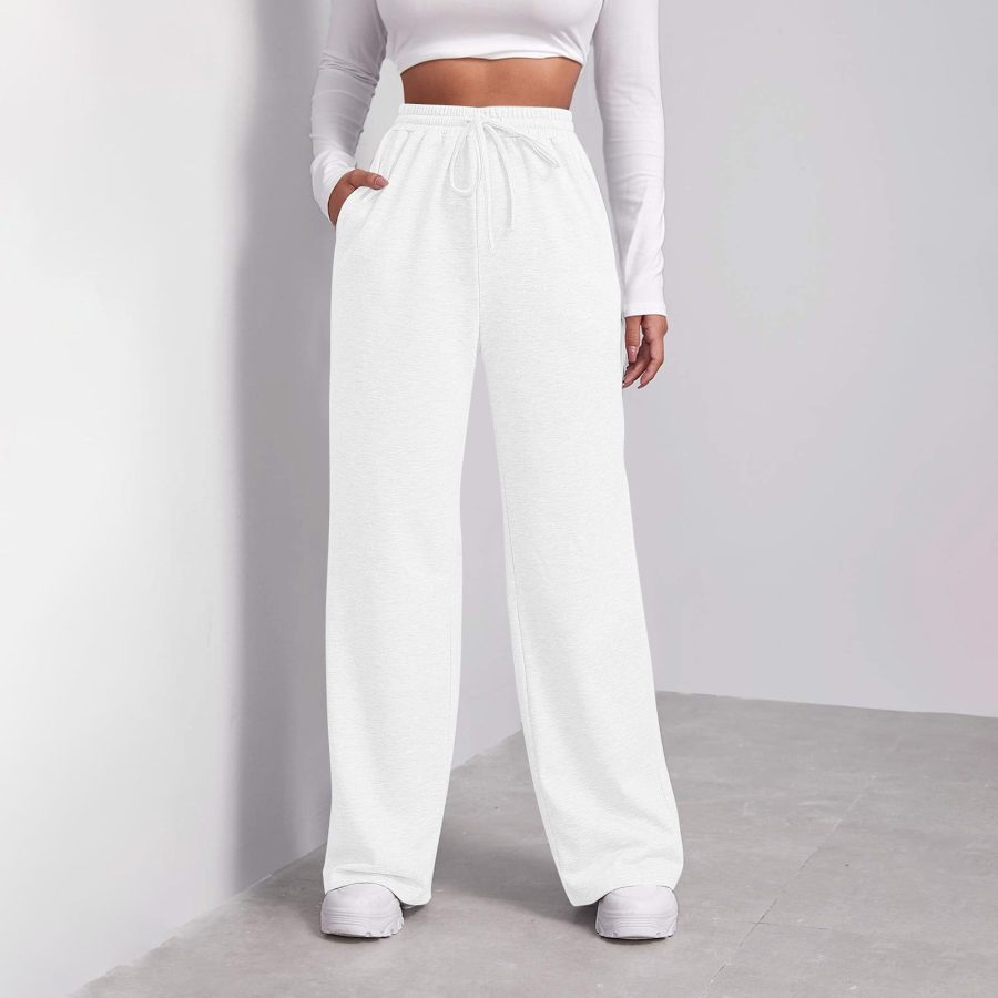 white sweatpants women