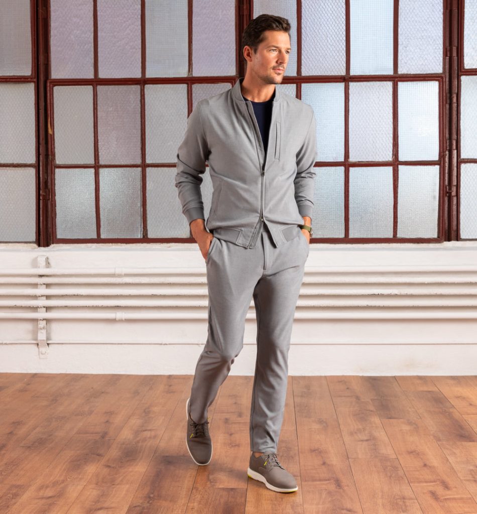 grey pants business casual