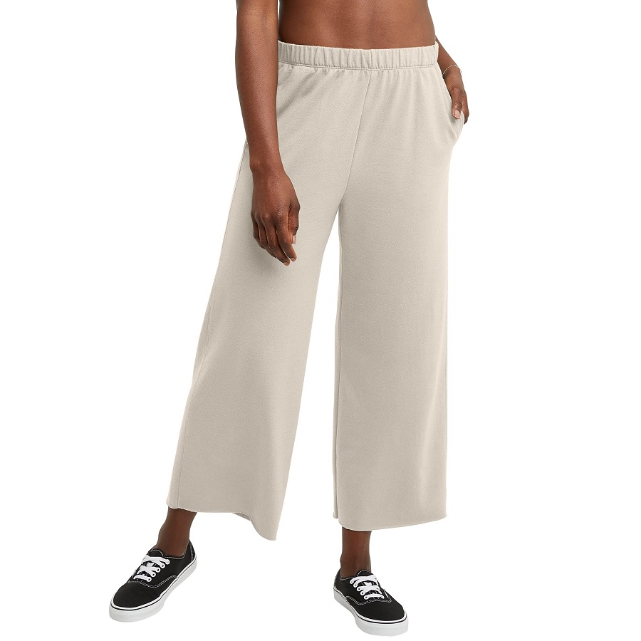 hanes wide leg sweatpants