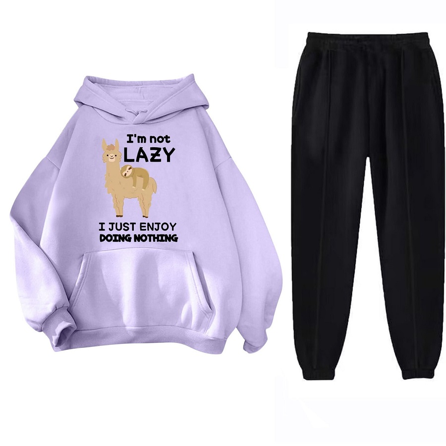 Lazy cute sweatpants outfits