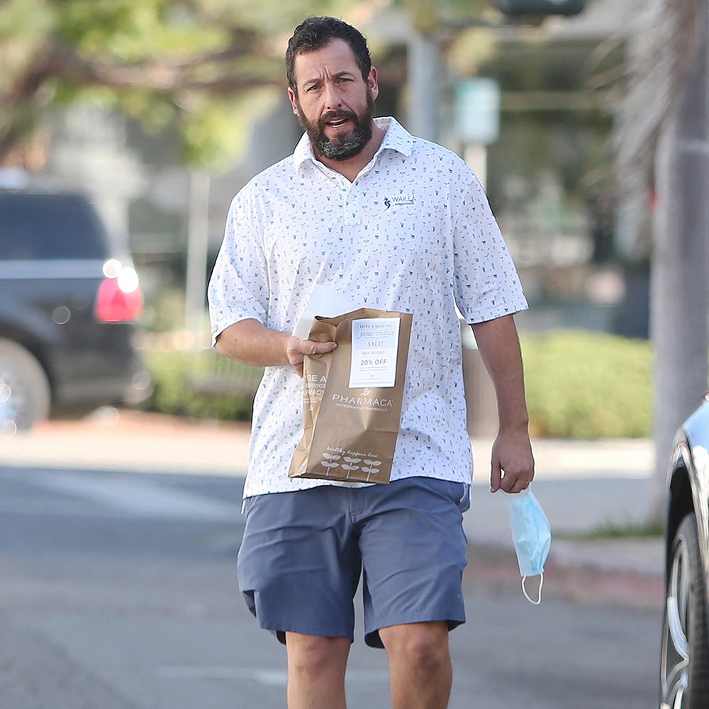 Adam Sandler out and about in Pacific Palisades