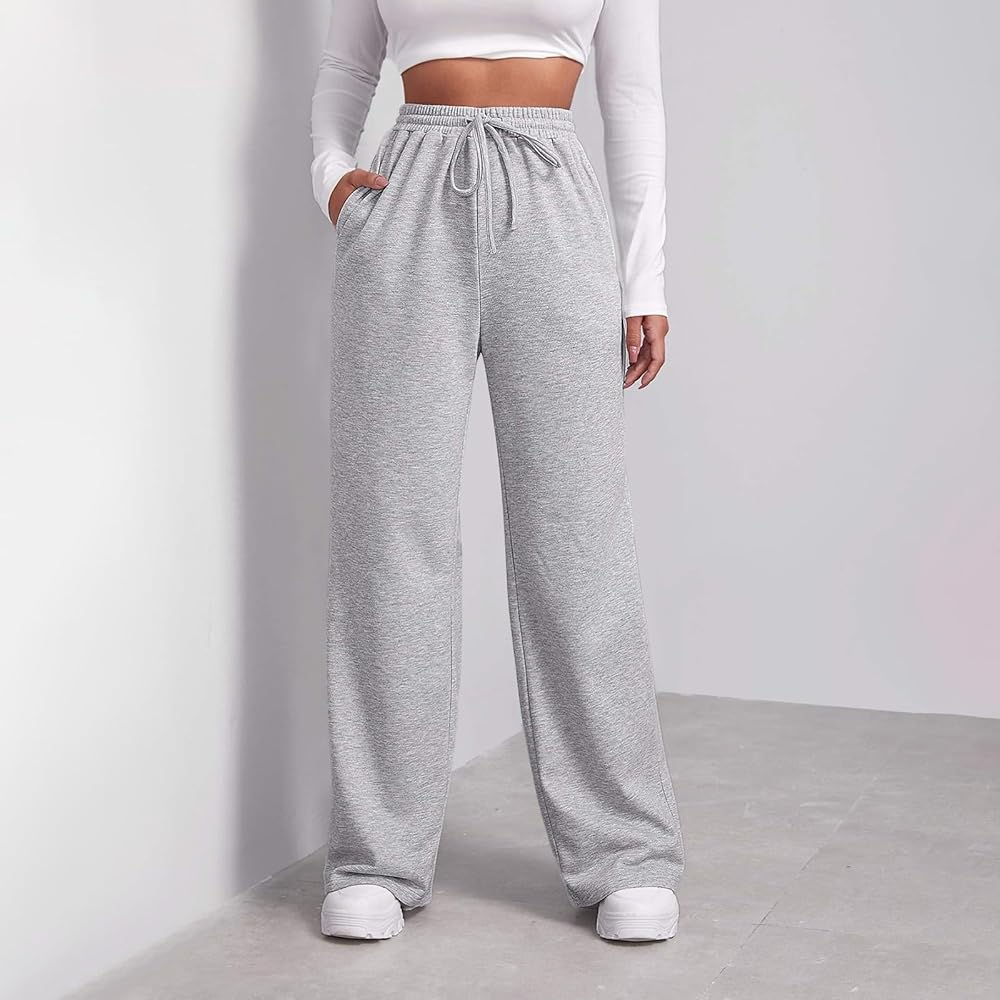 grey baggy sweatpants