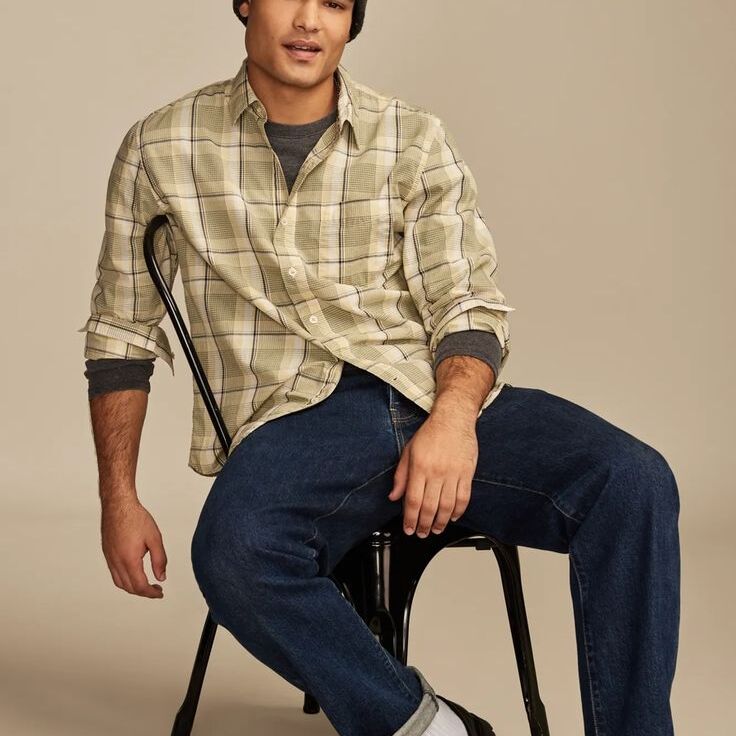 plaid shirt