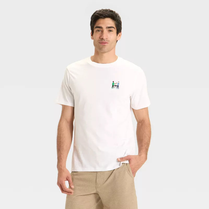White basic tee