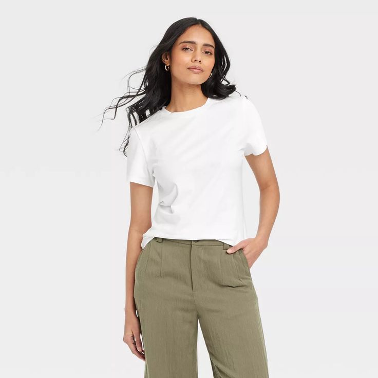 White tee