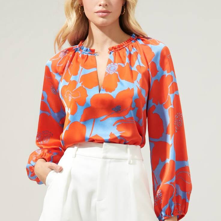 Colorful blouse