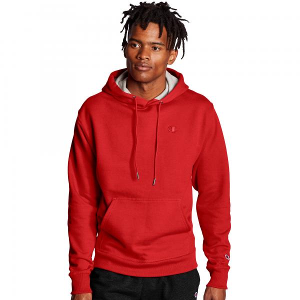 red hoodie