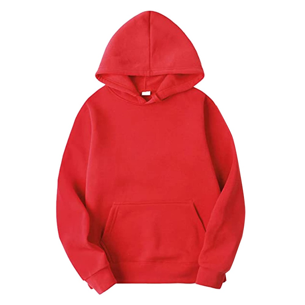 red hoodie