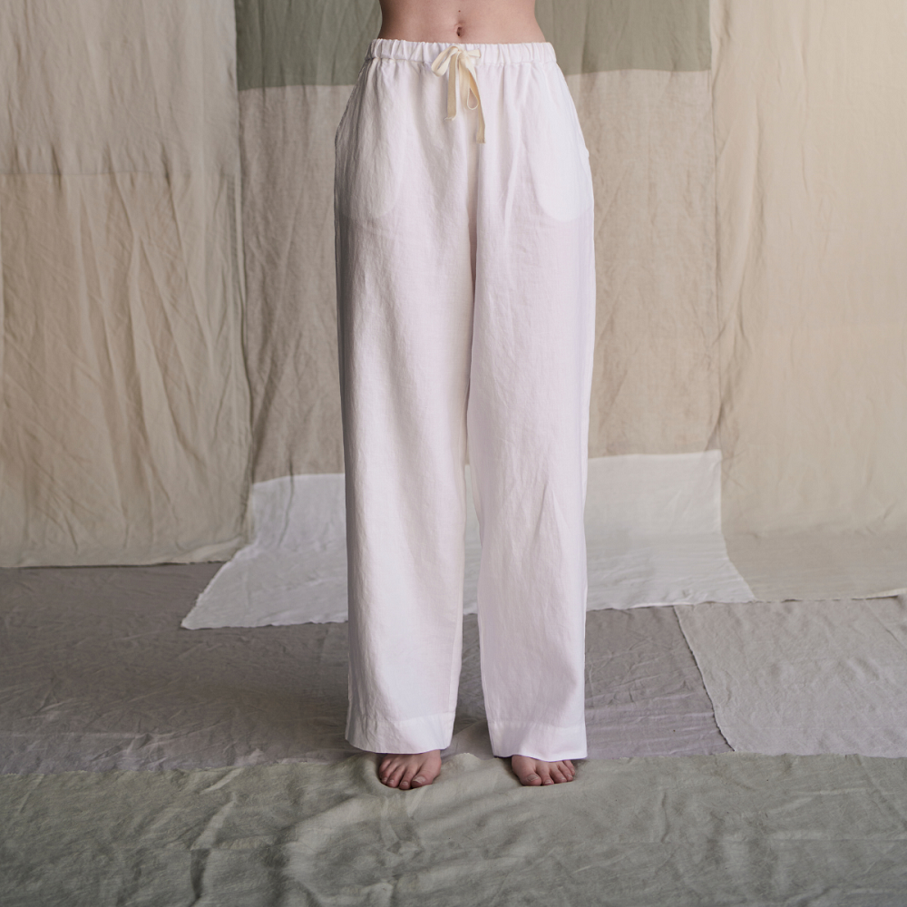 wide leg linen pants