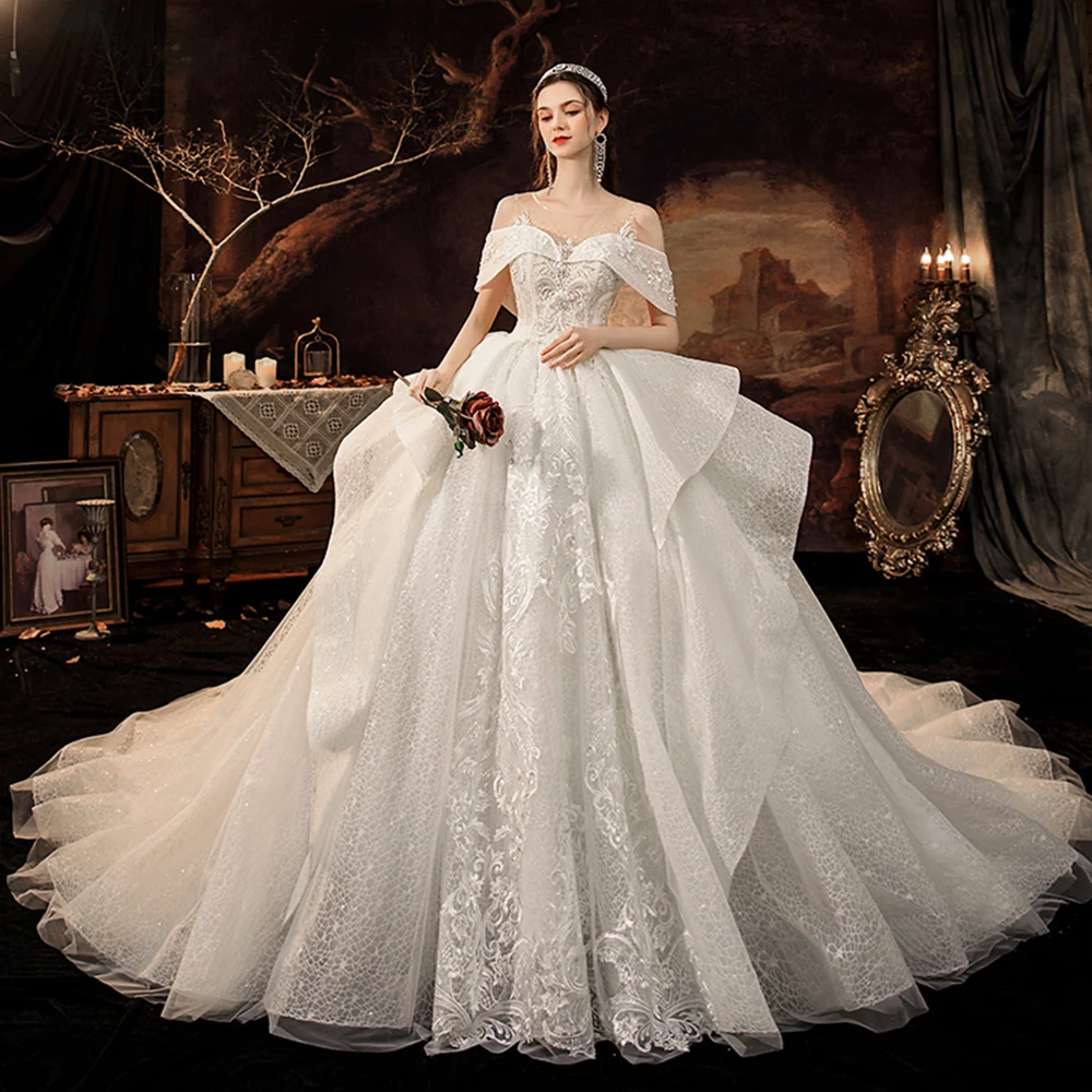 princess ball gown wedding dress
