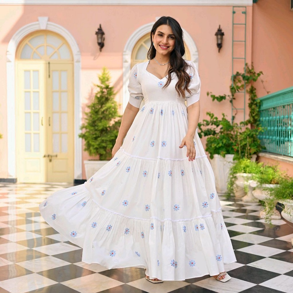white gown for women