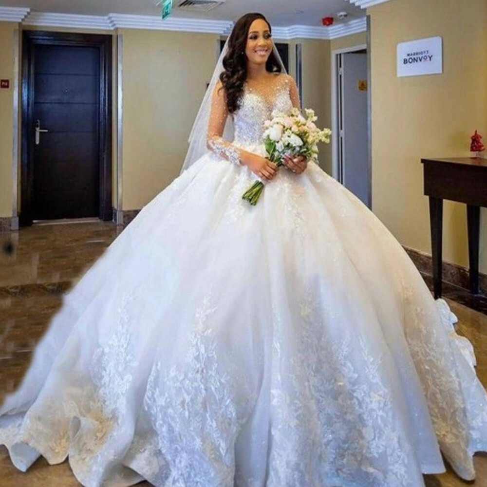 princess ball gown wedding dress