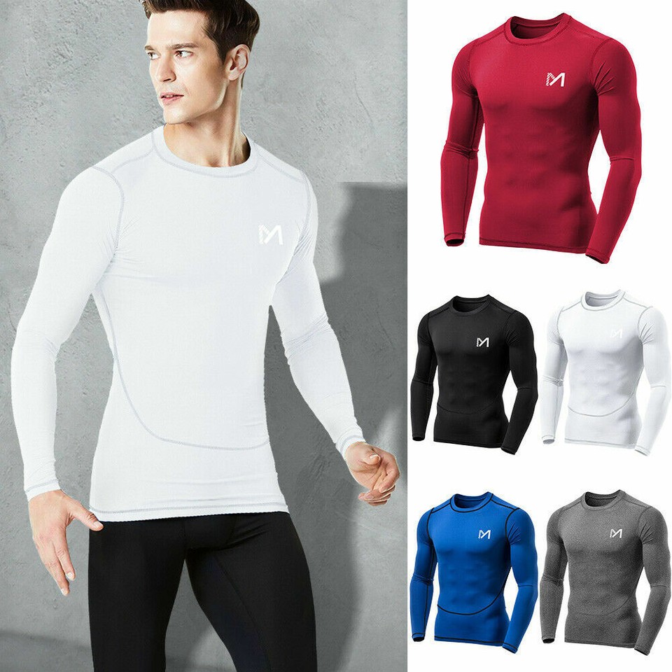 compression shirt and sweatpants
