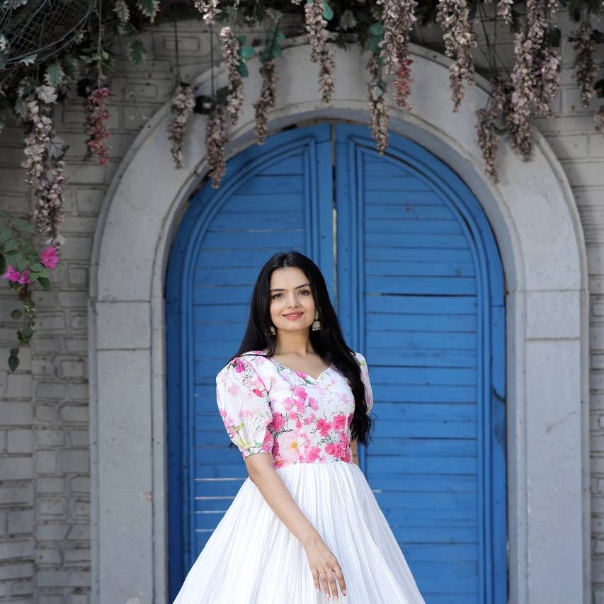 white gown for women