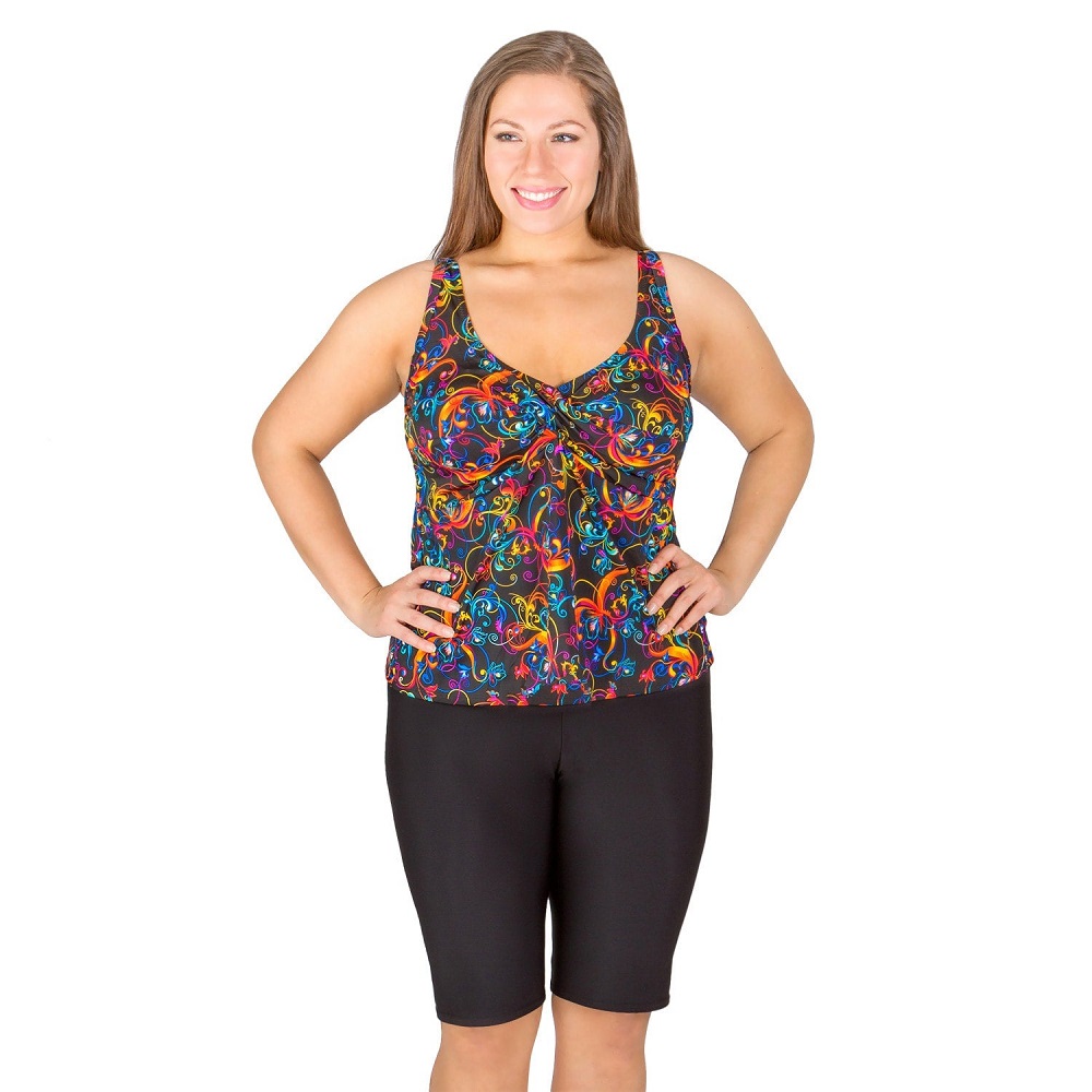 plus size tankini tops