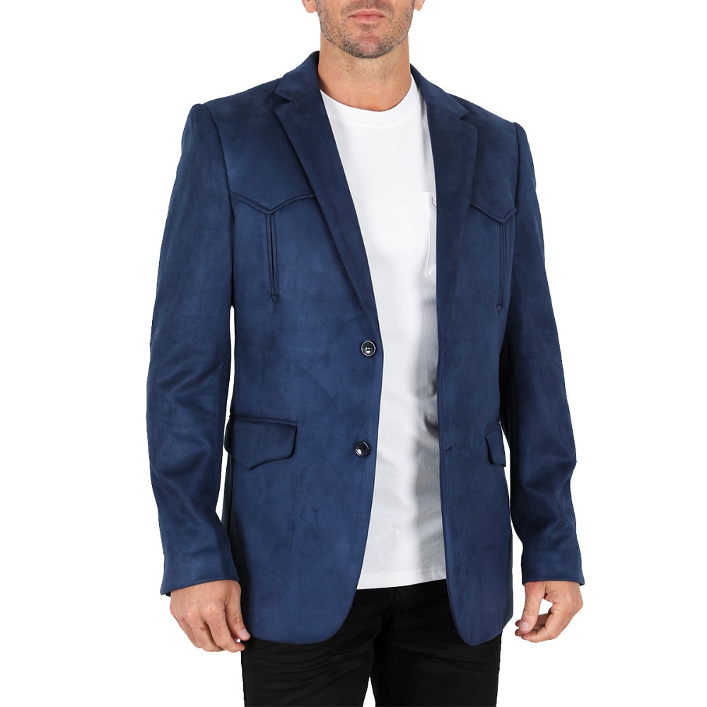 navy blazer with jeans