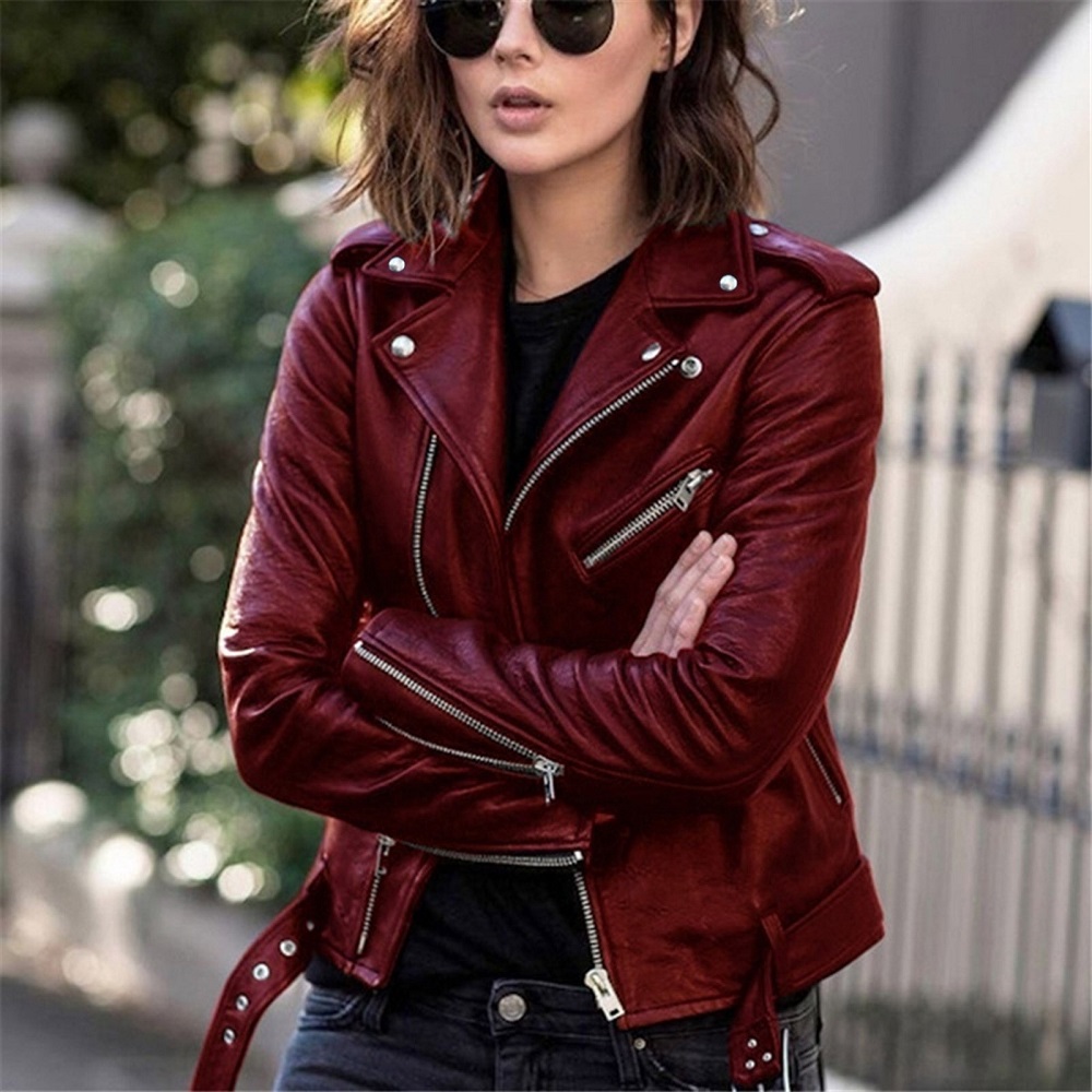 leather coat