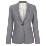 grey blazer outfit