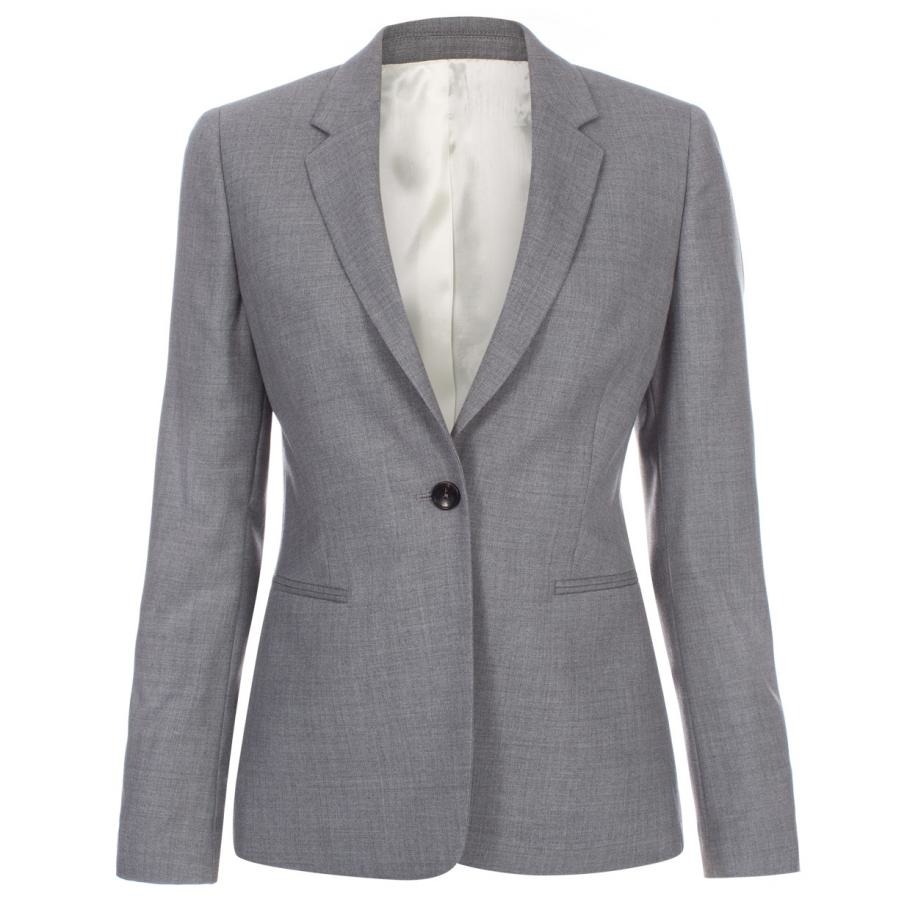 grey blazer outfit