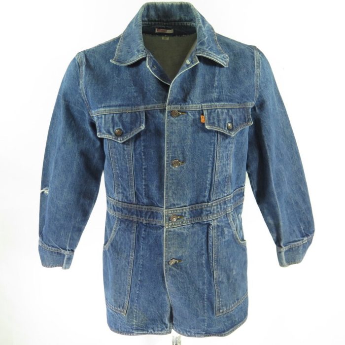 long denim jacket
