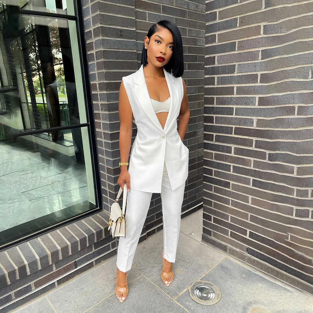 sleeveless blazer vest