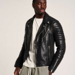 mens leather coat