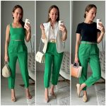 green pants