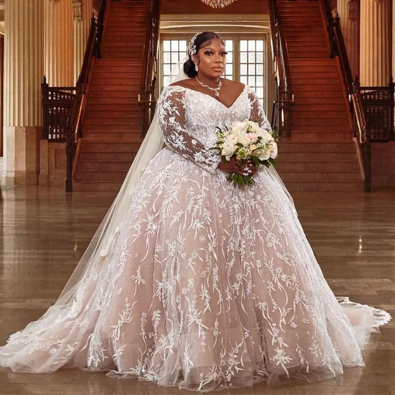 plus size ball gown