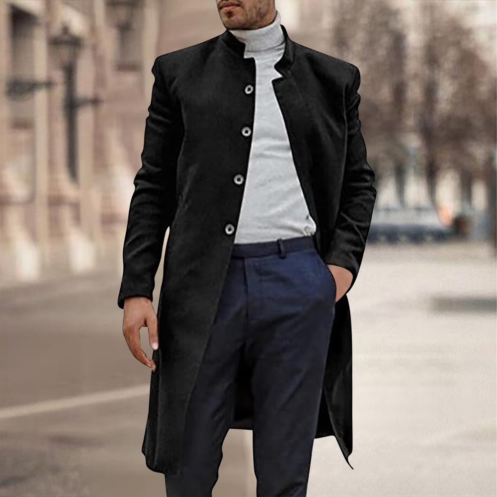 mens trench coat long