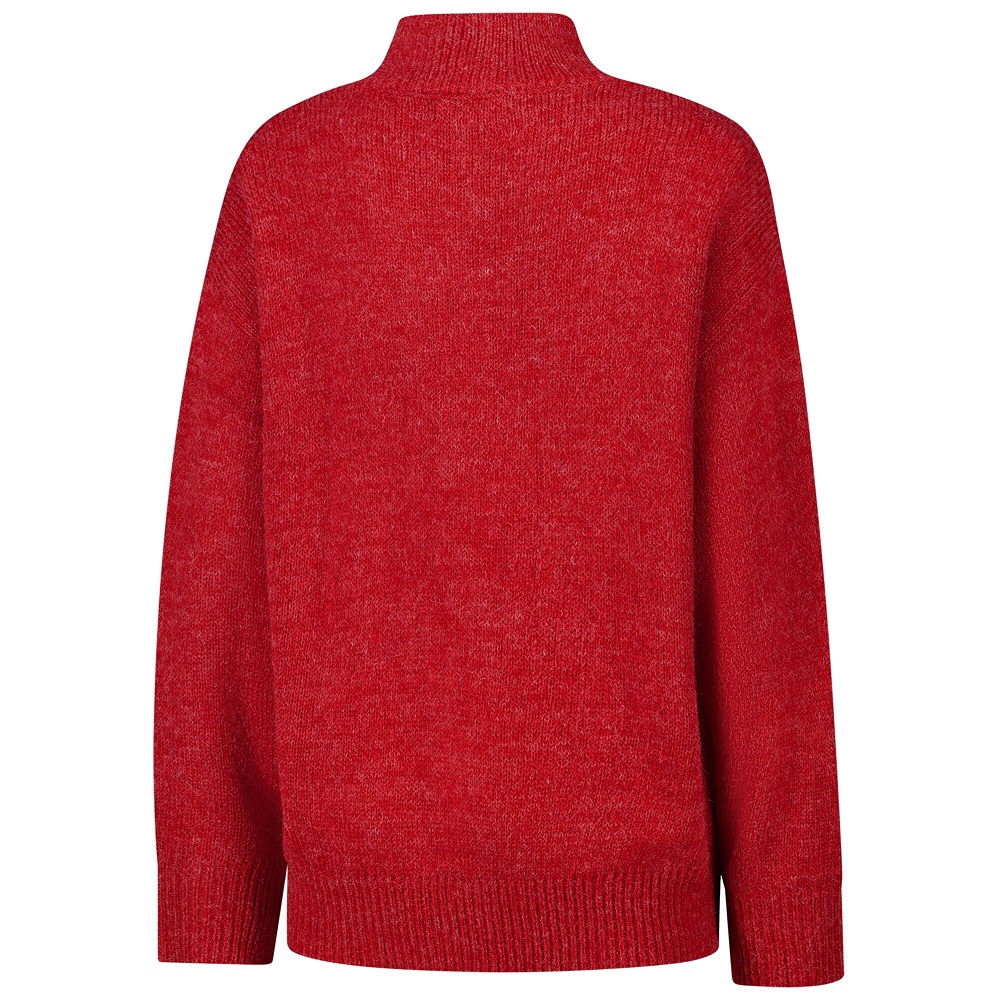 women's red pullover sweater