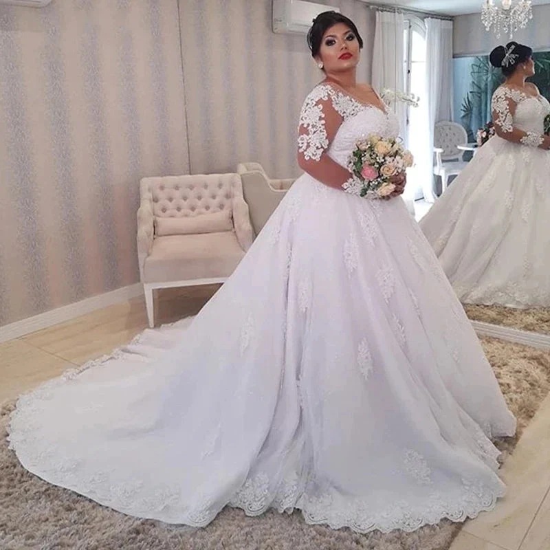 plus size ball gown