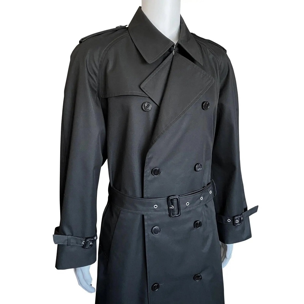 mens trench coat long