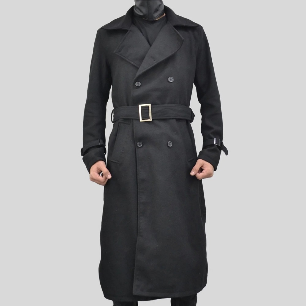 mens trench coat long