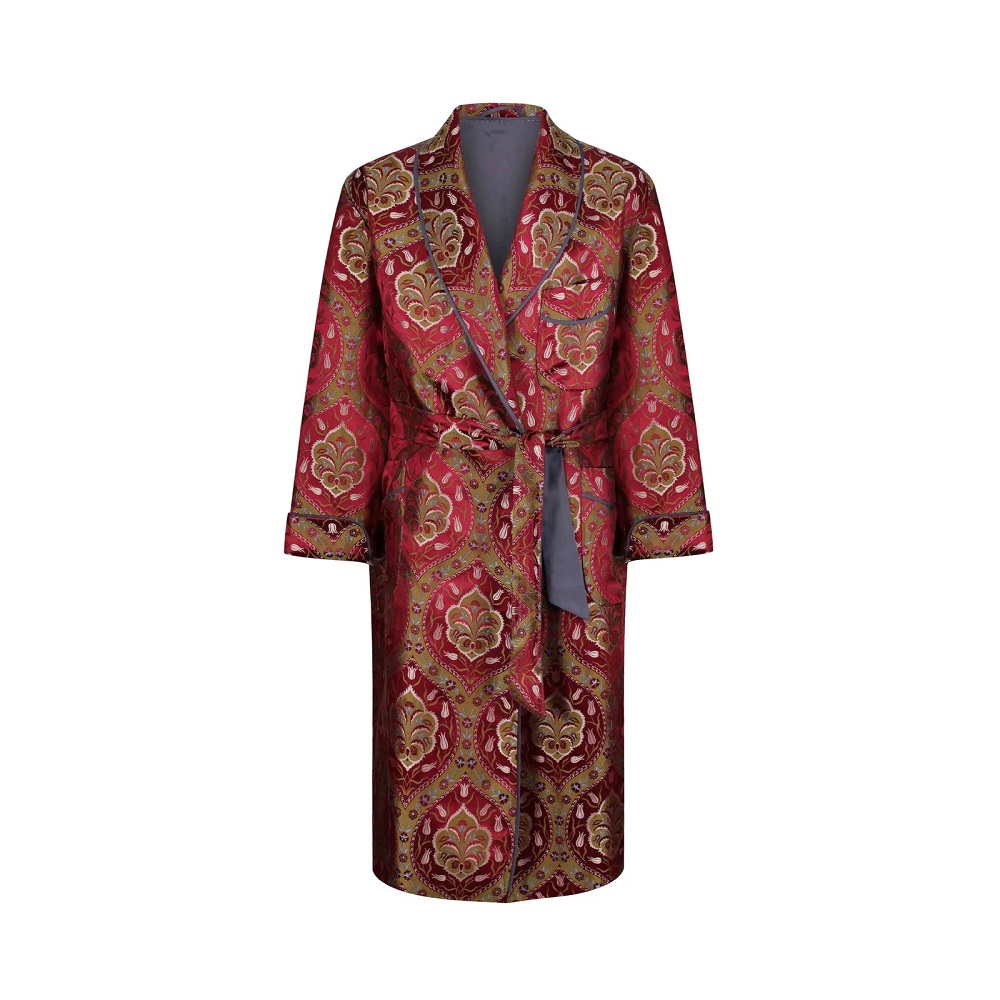 silk dressing gown
