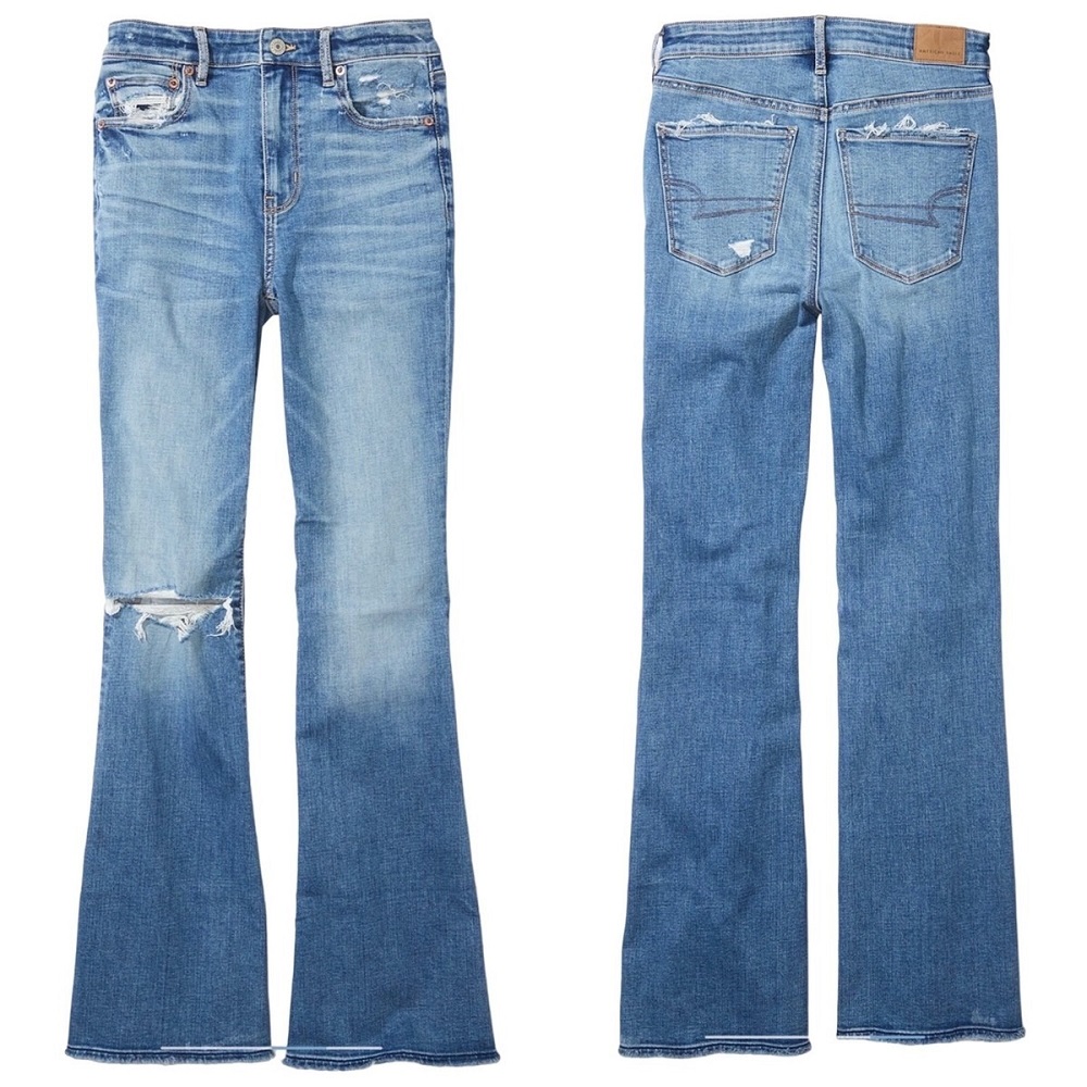 super high waisted jeans