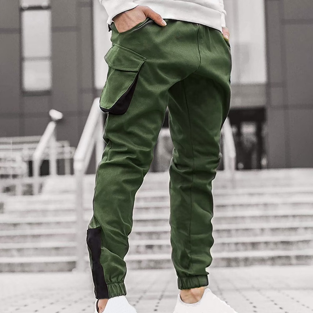 green pants