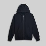 black zip up hoodies