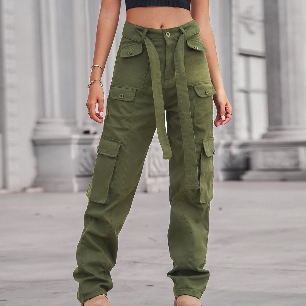 green pants