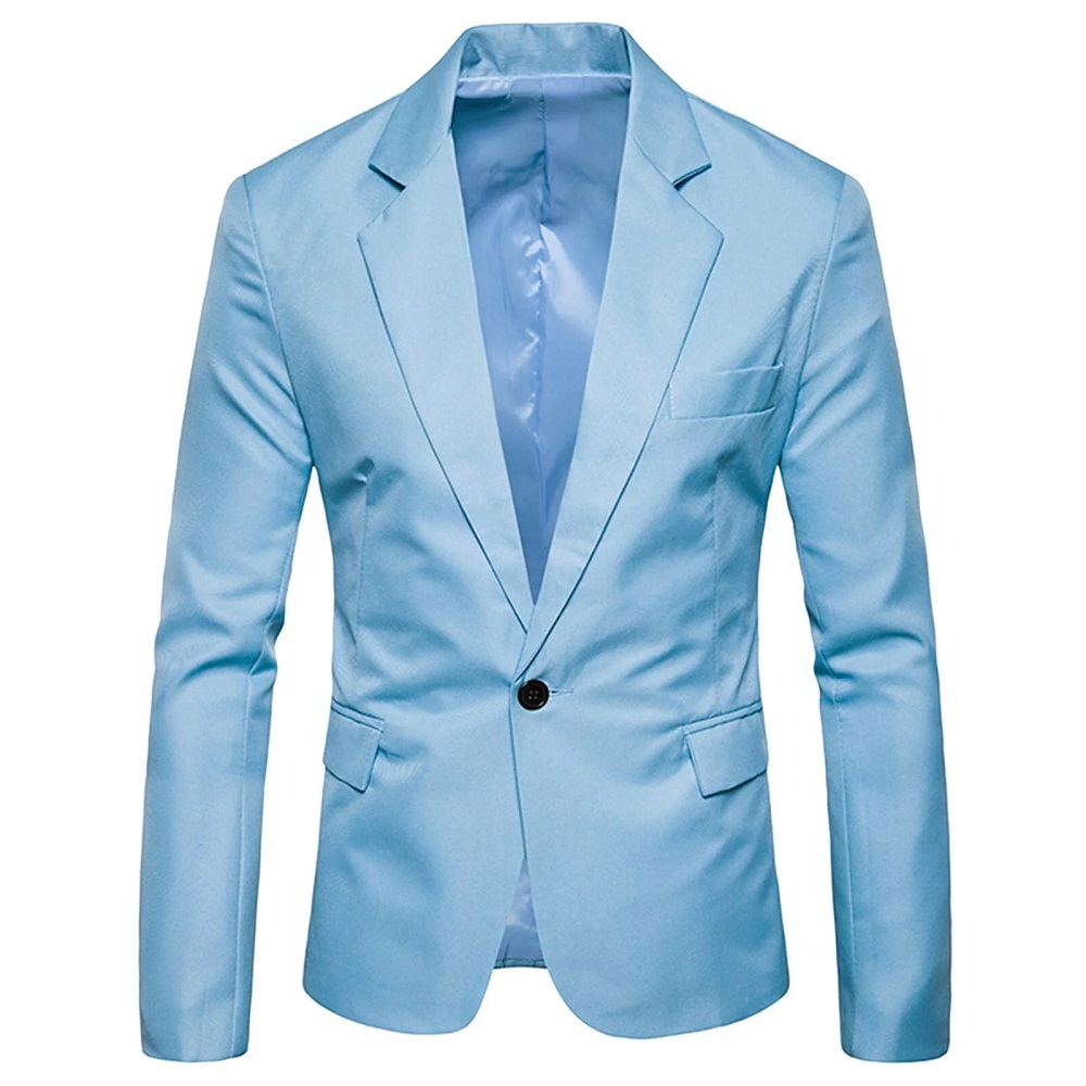 light blue blazer