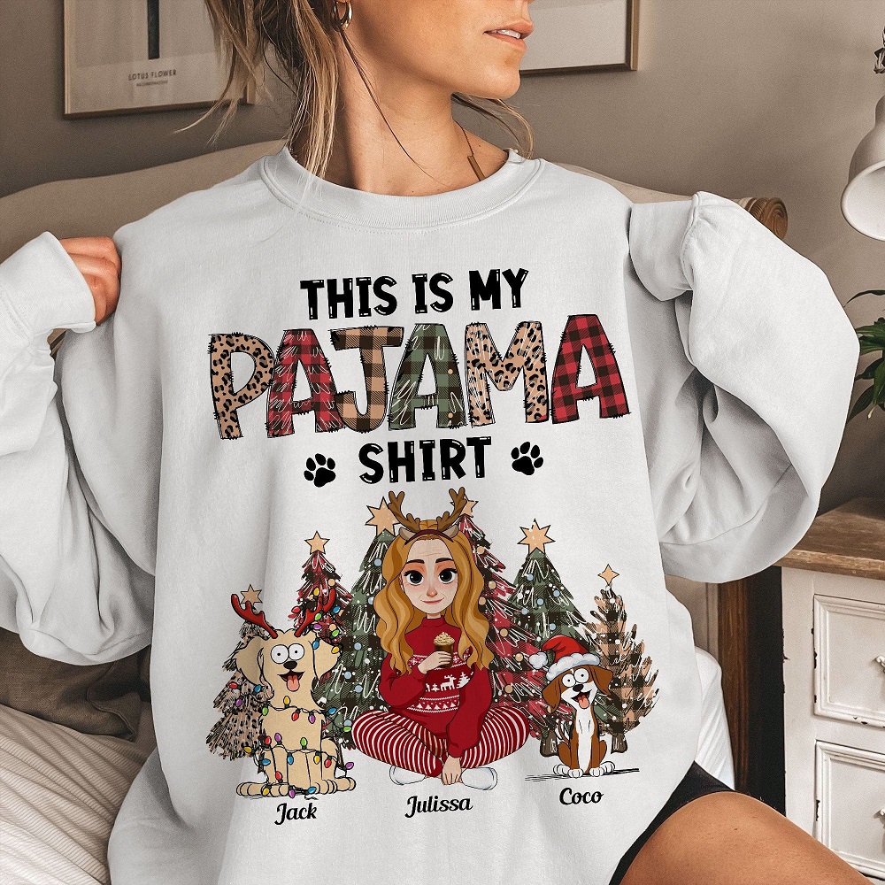 christmas pajama shirt