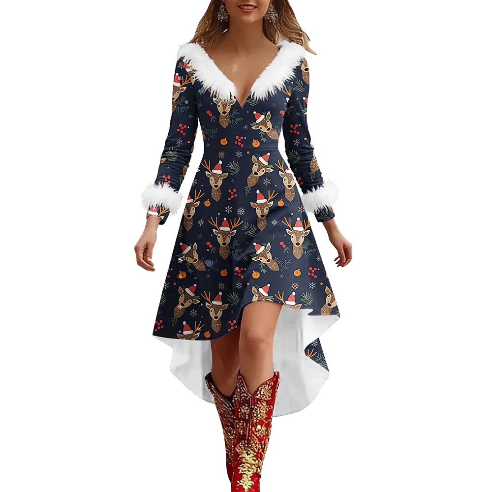 western christmas dress