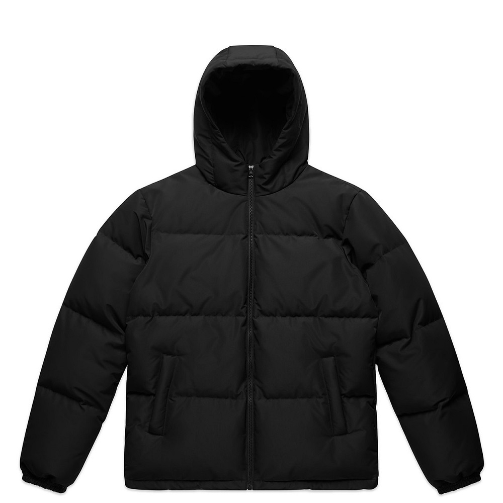 hooded puffer jacket
