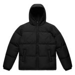 puffer jacket with hood